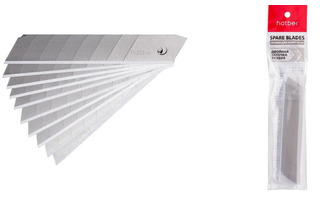 Лезвия для канцелярских ножей 18мм "Hatber" 10шт UK_060169