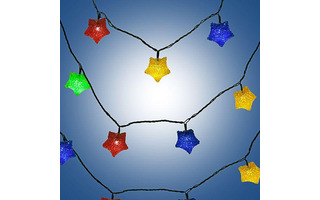 Гирлянда новогодняя электрическая  20л LED "Звезда" Е 96357 2,66+0,75м