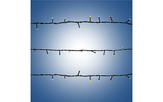 Гирлянда новогодняя электрическая 100л LED Е 96350 рис шарик 5,2+1,5м