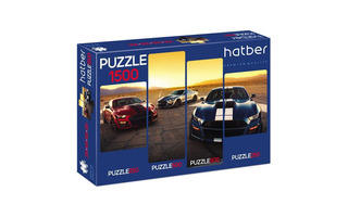 Пазлы Хатбер 1500эл 4в1 "Premium.АвтоЛюкс" 250+500+500+250 Ч1500ПЗ2_22540