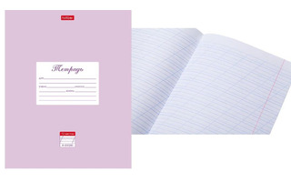 Тетрадь 12л "Пастель.Сиреневая" косая линия 12Т5В6_05151 059797 Хатбер