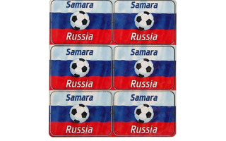 Сувенир "Магнит Самара. Мяч" (ЦЕНА ЗА ШТУКУ) 2844367