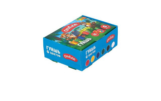 Гуашь  6 цв 10мл "Creativiki" КГ0610КР