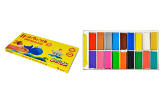 Пластилин 18 цв "Каляка-Маляка" мягкий 270гр ПКМ18-П