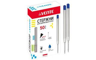 Стержни объемные  98мм 0,7мм синий металл deVente 5074800