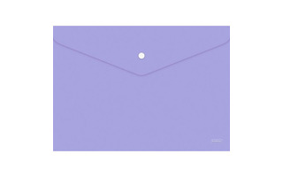 Папка с кнопкой А4 "Hatber.NEWtone PASTEL лаванда" непрозрачная АКк4_05019 061988