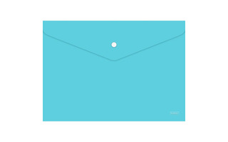 Папка с кнопкой А4 "Hatber.NEWtone PASTEL незабудка" непрозрачная АКк4_05025 061987