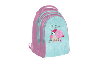 Рюкзак "Street.Краски Парижа" 42*30*20см 3 отд светоотр. Hatber NRk_51074