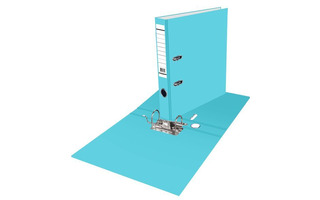 Папка-регистратор 70мм "Hatber.NEWtone PASTEL незабудка" карман 70ПР4_05025