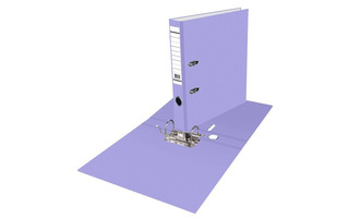 Папка-регистратор 70мм "Hatber.NEWtone PASTEL лаванда" карман 70ПР4_05019