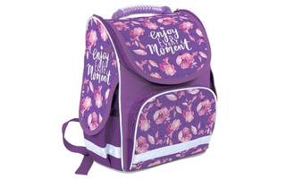 Рюкзак "SchoolФормат.Цветы" 38*28*16см жесткий каркас РЮКЖК-ЦВ