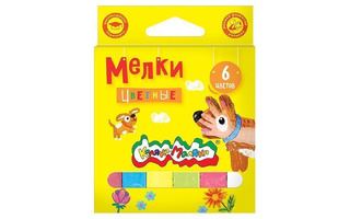 Мел цветной набор  6цв "Каляка Маляка" МЦКМ06