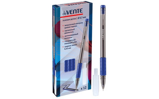Ручка гелевая "deVente." синяя 0,7мм 5051608