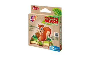 Восковые мелки 12цв "Zoo" 12С 865-08 Луч