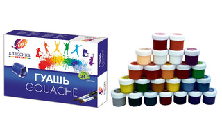 Гуашь 24 цв 20мл "Классика" 28С1681-08 Луч
