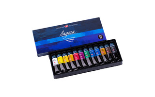 Краски  акрил 12цв "Ладога" 2241008