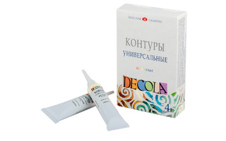 Набор контуров универсальных "Deсola" по ткани 4шт*18мл 13641560