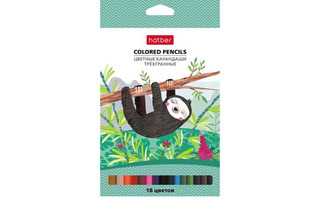 Карандаши 18 цв "Colora" трехгр.корпус CS_063838 Хатбер
