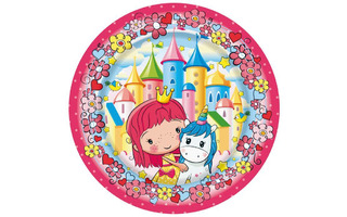 Тарелки "Волшебная страна" бумажные d18см (6шт в уп) Ч01989