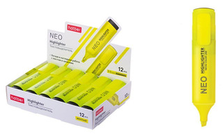 Текстовыделитель "Hatber.Neo" желтый HL_060879