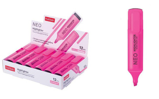 Текстовыделитель "Hatber.Neo" розовый HL_060882