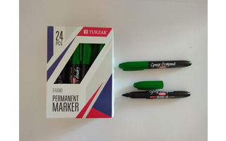 Маркер TZ 50120-24 зеленый супер острый наконечник 2,5мм