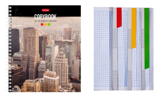 Тетрадь А5 120л "City Style" спираль с 3-мя разделителями 120Тр5В1гр_18890 Хатбер