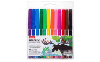 Фломастеры 12цв "COLORA" FP_063881 Hatber