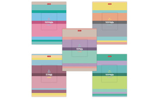 Тетрадь 24л "В полосочку" линия 24Т5В2 063149 Хатбер