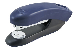 Степлер №24 20л "deVente.Полосы" пластик синий 4142348