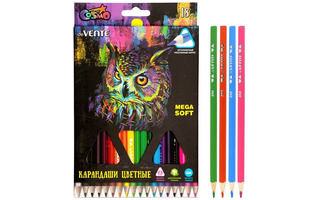 Карандаши 18 цв "deVente.Triolino Ultra 4М"4М трехгранные 5023915