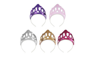 Диадема карнавальная 12*14см ассорти с пайетками 341-165