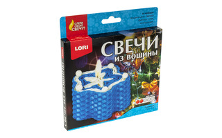 Набор для творчества "Лепим свечи из вощины.Снежинка" Пз/С-014
