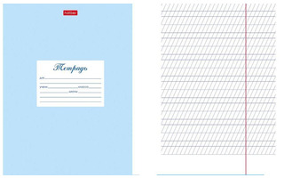 Тетрадь 12л "Пастель.Голубая" частая косая с допол.горизон. 12Т5В6_05147/065340 Хатбер