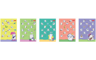 Блокнот А6   24л "Приключения кота Пирожка" скоба Хатбер 24Б6В1 066584