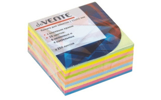Липкий блок  51*51 250л "deVente.Неон+Пастель" 10цв 2010720