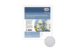 Холст на картоне "Студия" 30*35 280г/м² мелкое зерно 280818_05 Гамма