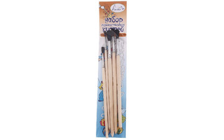 Набор кистей "Бельчонок" №4 (белка №1-5)