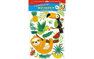 Мозаика сияющая А3 "Веселые тропики" Апплика С2258-26