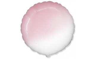 Шар Фольга "Круг.Градиент PINK" 18"/45см 6072773