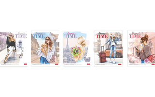 Тетрадь 48 л "Happy time" клетка скругл.углы 48Т5лВ1 067783 Хатбер