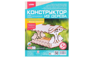 Набор для творчества "Конструктор из дерева.Кормушка для птиц.Птички-невелички" Фн-019