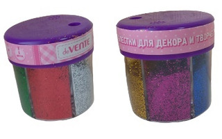 Блестки в банке  6цв 60г "deVente.Basic" (ЦЕНА ЗА УПАКОВКУ) 8003000