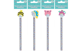 Карандаш ч\гр "My Dinky Bear" с фигурным ластиком DNFS-UA1-1320 (2127)