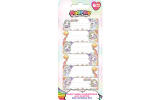 Набор стикеров фигурных "Poopsie" 7*15,8см 6шт АкХолд PSHB-US1-STNT-SET6 (6524)