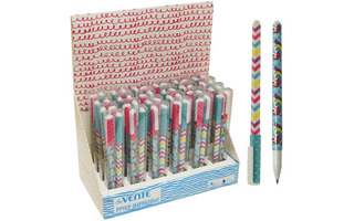 Набор  2 синих шариковых ручек "deVente.Стильная штучка" 0,7мм в футляре 9021958