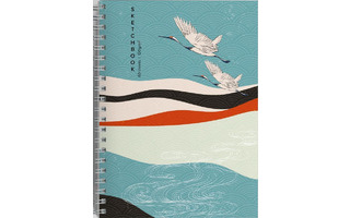 Скетчбук А5  60л "Японский пейзаж" спираль тв.обл 120г/м² ЕАС-10721 АкХолд