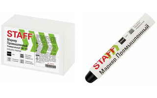 Маркер "Staff" ПМ-100 черный промышленный 150815