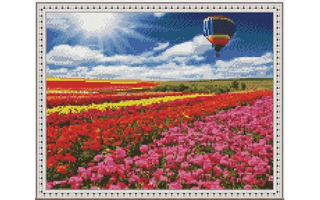 Мозаика алмазная "Воздушный шар" 40*50см на подрамнике VA412