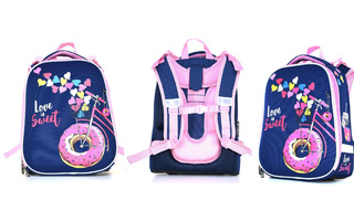 Рюкзак "Schoolformat.ERGONOMIC.Sweety" 2отд жесткий каркас РЮКЖК2-СВИ